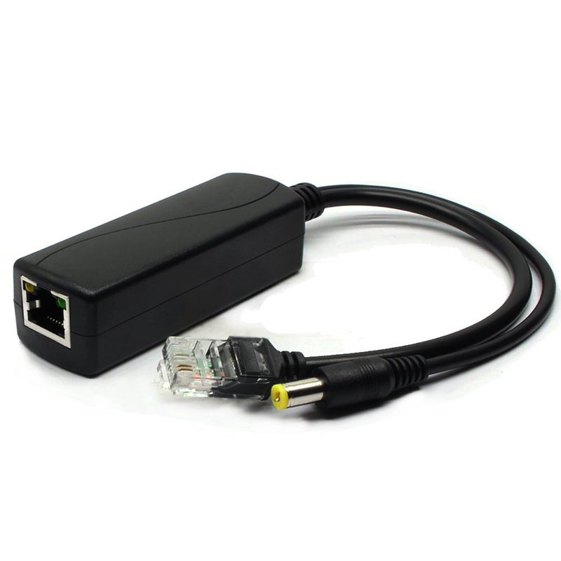 ANVISION Active 48V to 12V PoE Splitter Adapter, IEEE 802.3af Compliant 10/100Mbps, DC 12V Output - Image 1